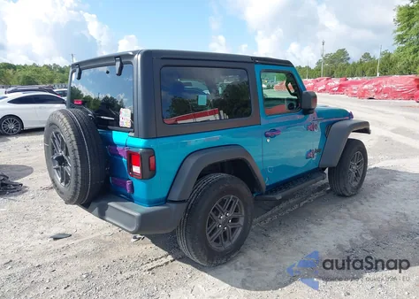 2024 Jeep Wrangler 2-Door Sport S 4X4 from USA, damaged, VIN 1C4PJXAG7RW246277
